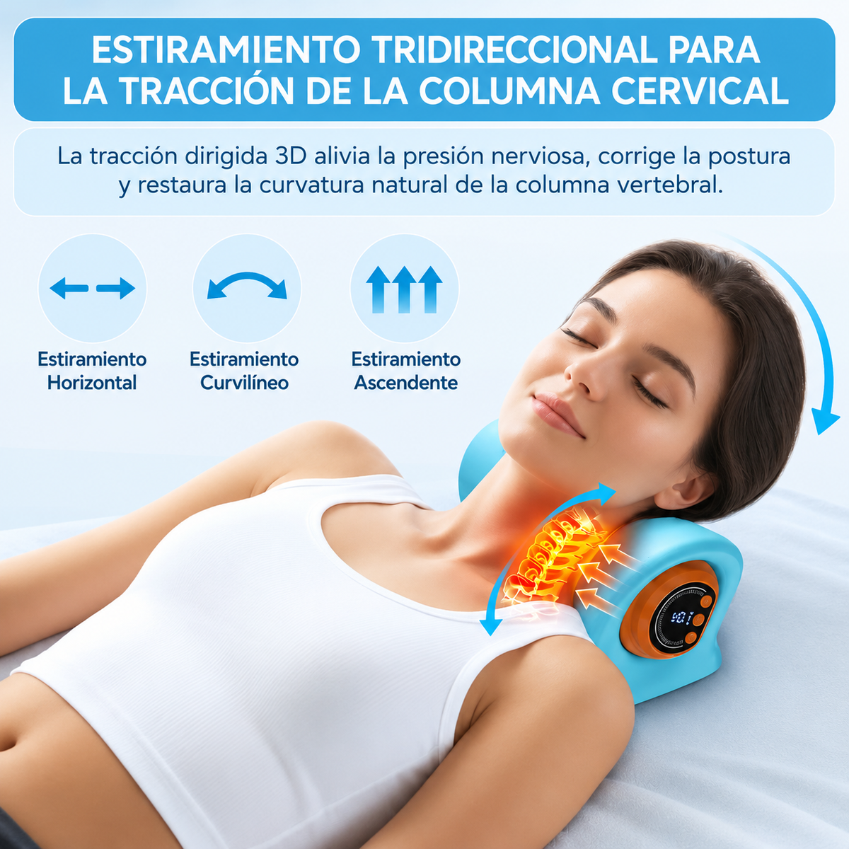 CerviCalm™ Masajeador de cuello 4 en 1