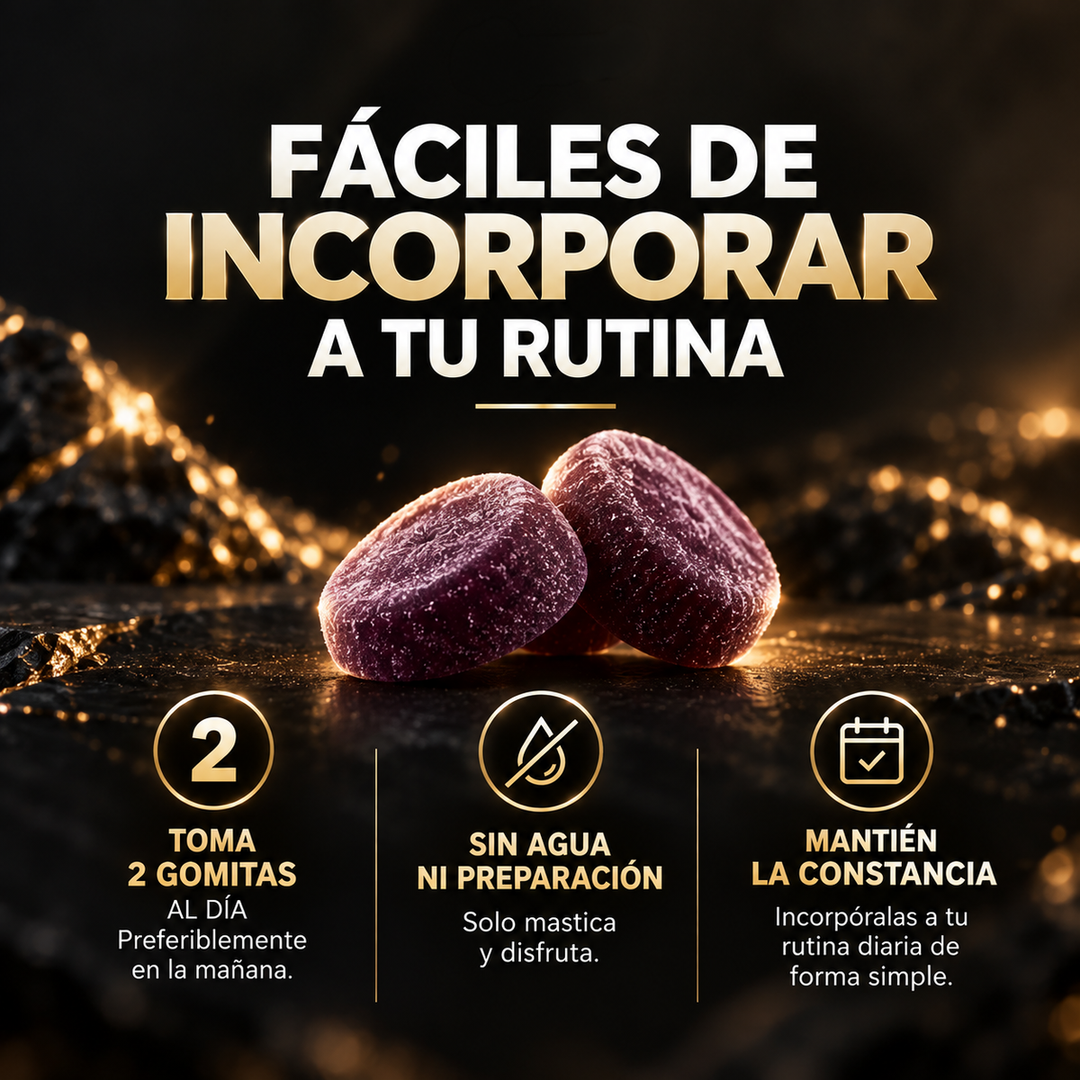 Shilajit Gummies™ Recupera tu vitalidad masculina