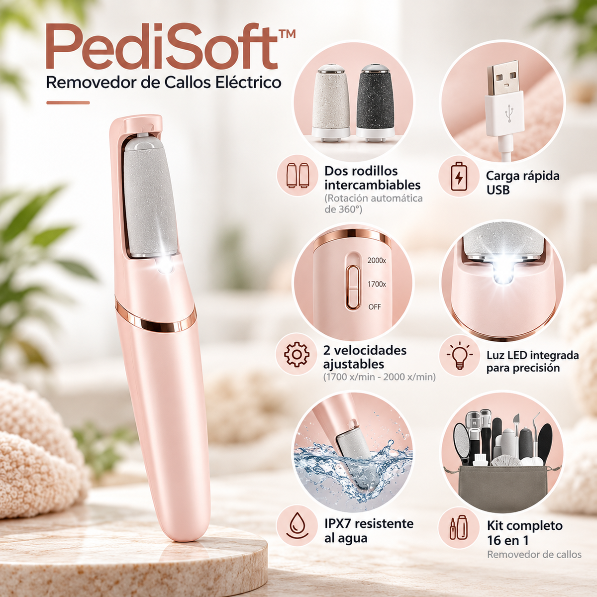 PediSoft™ Tu aliado para pies suaves y saludables