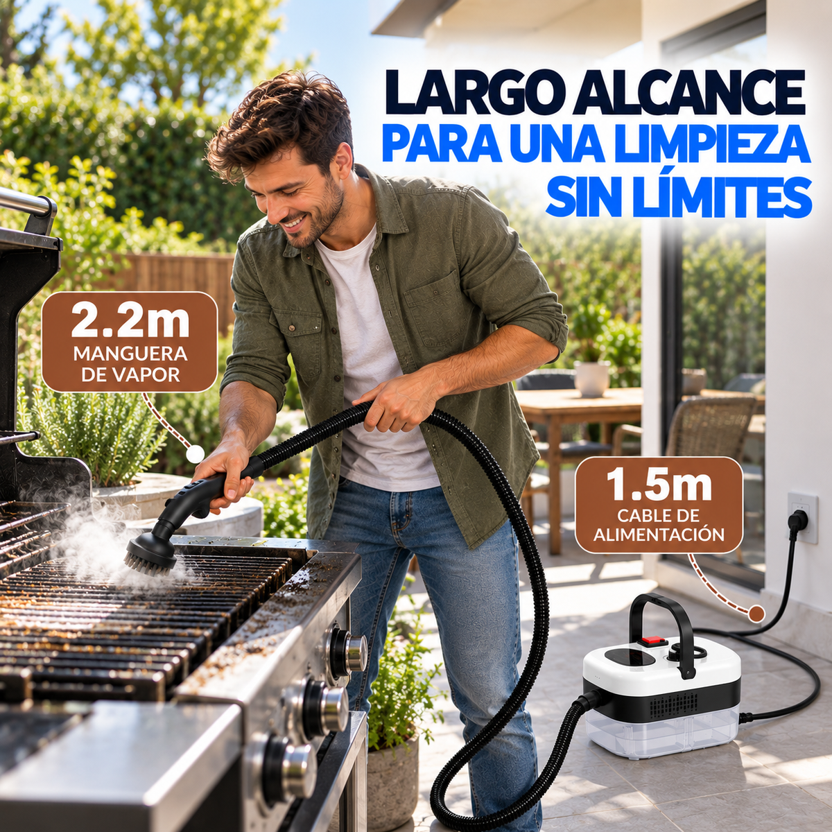 SteamJet™ Vapor y potencia que transforma tu forma de limpiar